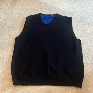 Men’s Club Room Navy Sweater Vest.